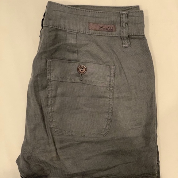 Anthropologie Level 99 Linen Shorts - Picture 2 of 2